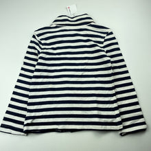 Load image into Gallery viewer, Girls Target, navy stripe cotton lightweight jacket, *light mark on back*, NEW, size 6,  
