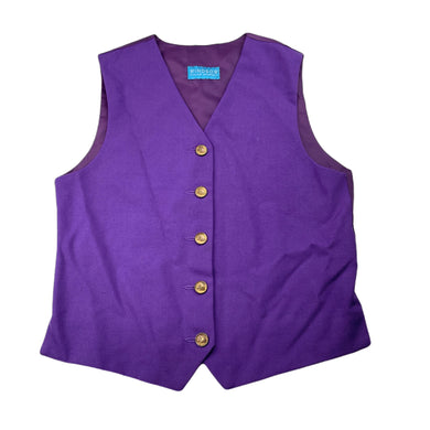unisex Windsor Riding Apparel, vintage wool blend equestrian waistcoat / vest, GUC, size 10,  
