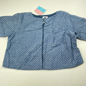 Girls Catseye, cotton lightweight jacket / top, NEW, size 6-7,  