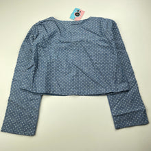 Load image into Gallery viewer, Girls Catseye, cotton lightweight jacket / top, NEW, size 6-7,  