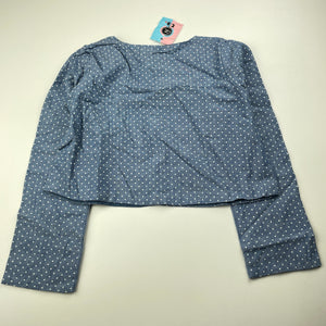 Girls Catseye, cotton lightweight jacket / top, NEW, size 6-7,  