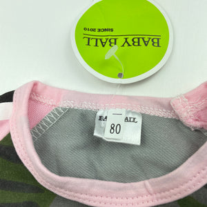 Girls BABY BALL, lightweight long sleeve top, NEW, size 0-1,  