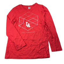 Load image into Gallery viewer, Boys Target, red cotton long sleeve t-shirt / top, EUC, size 10,  