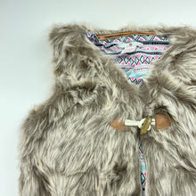 Load image into Gallery viewer, Girls Target, lined soft feel faux fur vest / jacket, EUC, size 12,  