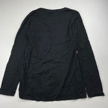 Load image into Gallery viewer, Girls Miss Understood, black cotton long sleeve top, EUC, size 12,  