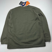 Load image into Gallery viewer, Boys Action Sports, khaki fleece lined sweater / jumper, EUC, size 8,  