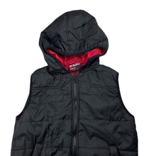 Load image into Gallery viewer, Boys Shock Resistant, hooded puffer vest / sleeveless jacket, EUC, size 10,  