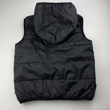 Load image into Gallery viewer, Boys Shock Resistant, hooded puffer vest / sleeveless jacket, EUC, size 10,  