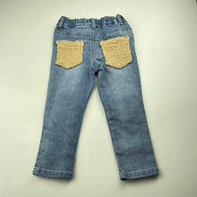 Load image into Gallery viewer, Boys Breakers, distressed stretch denim jeans, elasticated, Inside leg: 31.5cm, GUC, size 2,  