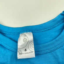 Load image into Gallery viewer, Boys Target, blue cotton long sleeve t-shirt / top, EUC, size 6,  