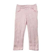 Load image into Gallery viewer, Girls Target, pink stretchy pants, elasticated, Inside leg: 35cm, EUC, size 3,  