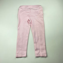 Load image into Gallery viewer, Girls Target, pink stretchy pants, elasticated, Inside leg: 35cm, EUC, size 3,  