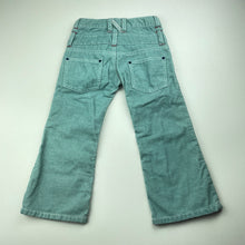 Load image into Gallery viewer, unisex Natural Boo, corduroy pants, adjustable, Inside leg: 34.5cm, GUC, size 2,  