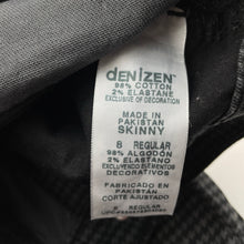 Load image into Gallery viewer, Boys Denizen, skinny fit stretch cotton pants, Inside leg: 56cm, W: 31.5cm across, FUC, size 8,  
