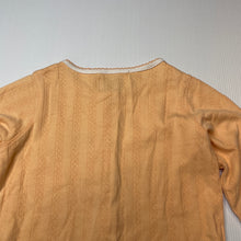 Load image into Gallery viewer, Girls ELLE PETITE, embroidered cotton long sleeve top, no size, armpit to armpit: 30cm, shoulder to cuff: 32cm, FUC, size 2,  