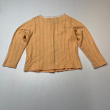 Load image into Gallery viewer, Girls ELLE PETITE, embroidered cotton long sleeve top, no size, armpit to armpit: 30cm, shoulder to cuff: 32cm, FUC, size 2,  