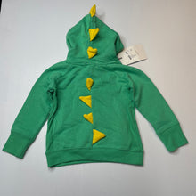 Load image into Gallery viewer, Boys Firefox, fleece lined hoodie sweater, dinosaur, NEW, size 1,  