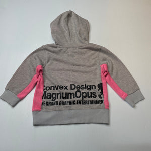 Girls CONVEX DESIGN, lightweight hoodie sweater, EUC, size 2,  