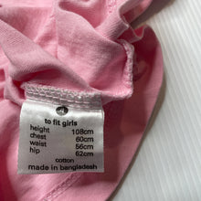 Load image into Gallery viewer, Girls Fun Spirit, pink cotton long sleeve top, FUC, size 4,  