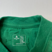 Load image into Gallery viewer, Boys GAP, green cotton long sleeve t-shirt / top, GUC, size 2,  