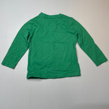 Load image into Gallery viewer, Boys GAP, green cotton long sleeve t-shirt / top, GUC, size 2,  