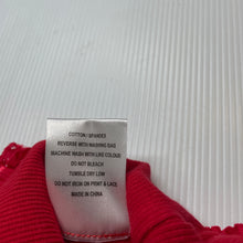 Load image into Gallery viewer, Girls Blue Sky, red ribbed roll neck top / skivvy, NEW, size 4,  