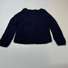 Load image into Gallery viewer, Girls Sprout, navy knitted cotton cardigan, NEW, size 2,  