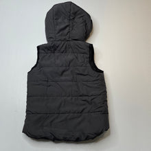 Load image into Gallery viewer, unisex Target, hooded puffer vest / sleeveless jacket, GUC, size 3,  