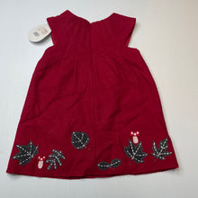 Load image into Gallery viewer, Girls Puddle Ducklings, wool blend embroidered dress, NEW, size 1, L: 45cm