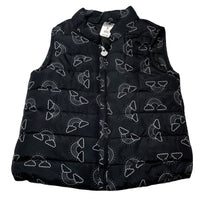 Load image into Gallery viewer, Girls H&amp;T, puffer vest / sleeveless jacket, rainbows, EUC, size 2,  