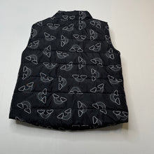 Load image into Gallery viewer, Girls H&amp;T, puffer vest / sleeveless jacket, rainbows, EUC, size 2,  