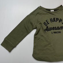 Load image into Gallery viewer, Girls H&amp;T, khaki lightweight sweater, GUC, size 3,  