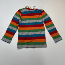 Load image into Gallery viewer, Boys Dymples, colourful striped long sleeve t-shirt / top, NEW, size 2,  