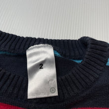 Load image into Gallery viewer, Boys Target, knitted cotton sweater / jumper, wash fade, FUC, size 2,  