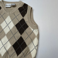 Load image into Gallery viewer, Boys Koala Kids, knitted cotton vest / sleeveless sweater, NEW, size 2,  