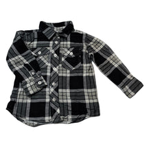 Load image into Gallery viewer, Boys H&amp;T, checked flannel cotton long sleeve shirt, EUC, size 2,  