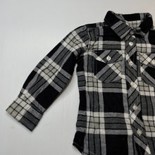 Load image into Gallery viewer, Boys H&amp;T, checked flannel cotton long sleeve shirt, EUC, size 2,  