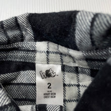 Load image into Gallery viewer, Boys H&amp;T, checked flannel cotton long sleeve shirt, EUC, size 2,  