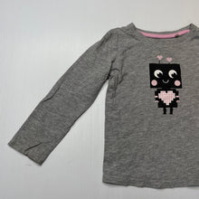 Load image into Gallery viewer, Girls Target, grey marle long sleeve top, FUC, size 3,  