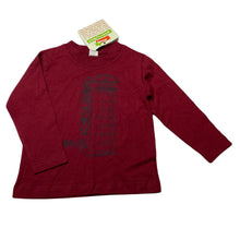 Load image into Gallery viewer, Boys Woopy, cotton long sleeve top, telephone box, NEW, size 1,  