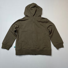 Load image into Gallery viewer, Boys Gagou Tagou, khaki cotton zip hoodie sweater, NEW, size 2,  