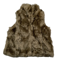 Load image into Gallery viewer, Girls Target, lined faux fur vest/jacket, 4 hook fasten, EUC, size 2,  