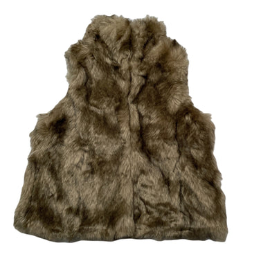 Girls Target, lined faux fur vest/jacket, 4 hook fasten, EUC, size 2,  