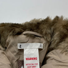 Load image into Gallery viewer, Girls Target, lined faux fur vest/jacket, 4 hook fasten, EUC, size 2,  