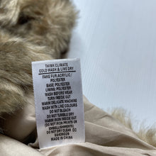 Load image into Gallery viewer, Girls Target, lined faux fur vest/jacket, 4 hook fasten, EUC, size 2,  
