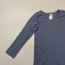 Load image into Gallery viewer, unisex Tiny Little Wonders, blue cotton long sleeve top, EUC, size 2,  
