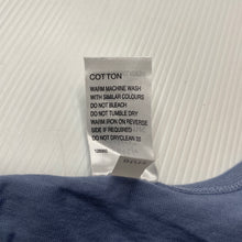 Load image into Gallery viewer, unisex Tiny Little Wonders, blue cotton long sleeve top, EUC, size 2,  