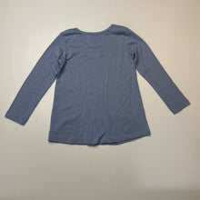 Load image into Gallery viewer, unisex Tiny Little Wonders, blue cotton long sleeve top, EUC, size 2,  