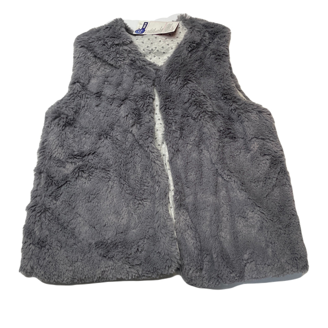 Girls L&D, cotton lined faux fur / vest / jacket, EUC, size 12,  