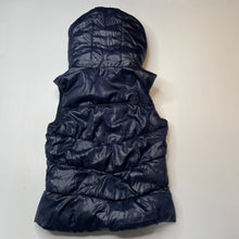 Load image into Gallery viewer, unisex Zara, navy fleece lined hooded vest/jacket, GUC, size 9,  